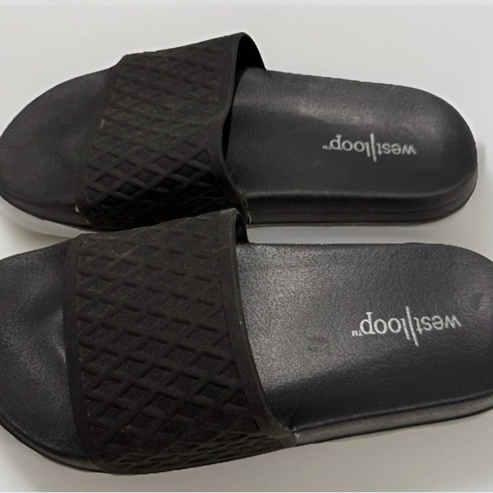 West Loop Dark Slide Sandals